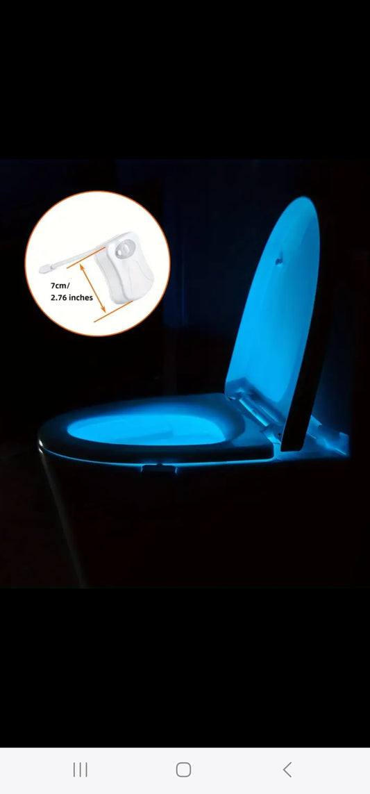 16-color motion sensing Toilet seat night light