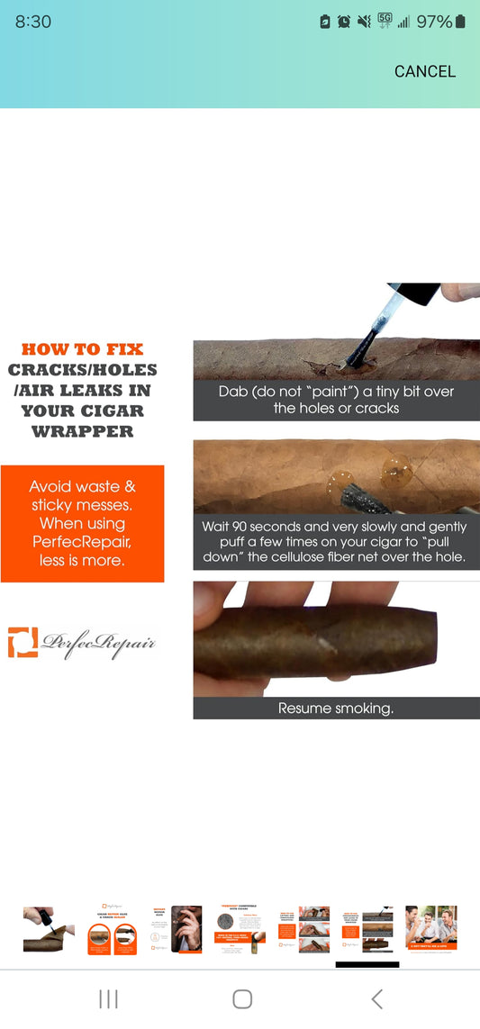 Cigar repair