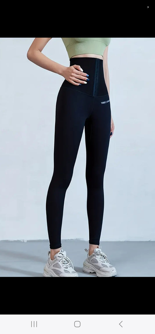 High waist, butt lifting yoga pants